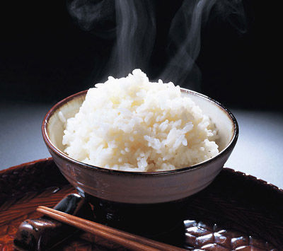 吃米饭