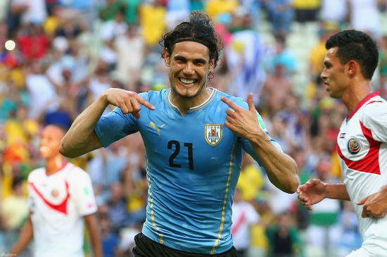 世界杯-卡瓦尼点射 乌拉圭1-3遭逆转负哥斯达黎